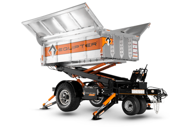 The Equipter 4000 Debris Management Roofing Trailer